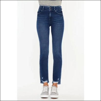 Kancan High Rise Slim Straight Jeans: your Bffs not just Pants! 😂👖 - Jeans on Sale Worldwide Shipping