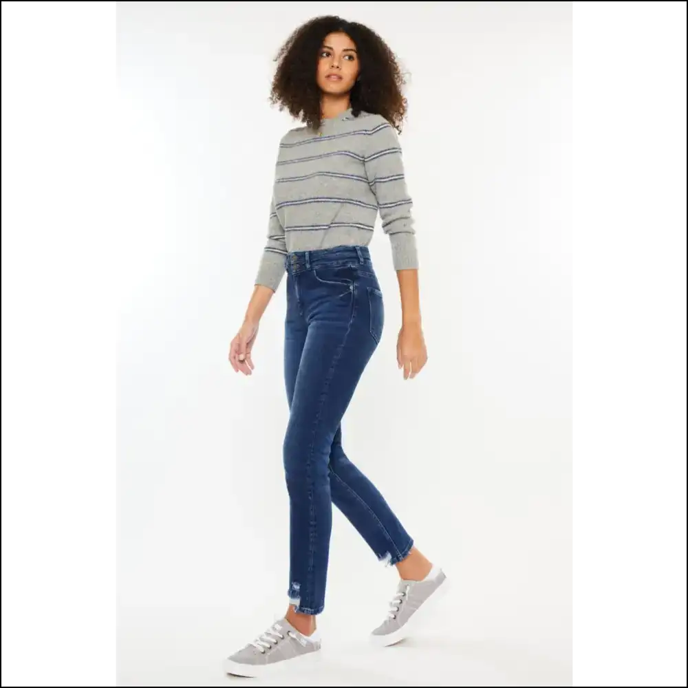 Kancan High Rise Slim Straight Jeans: your Bffs not just Pants! 😂👖 - Jeans on Sale Worldwide Shipping