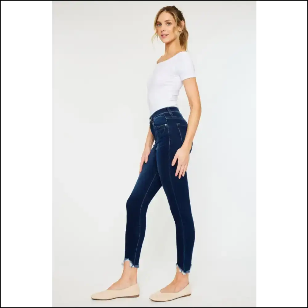 Kancan High Rise: where Every Step is a Fray-tastic Adventure! 😂👖✨ - Jeans on Sale Worldwide Shipping