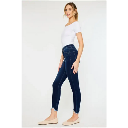 Kancan High Rise: where Every Step is a Fray-tastic Adventure! 😂👖✨ - Jeans on Sale Worldwide Shipping