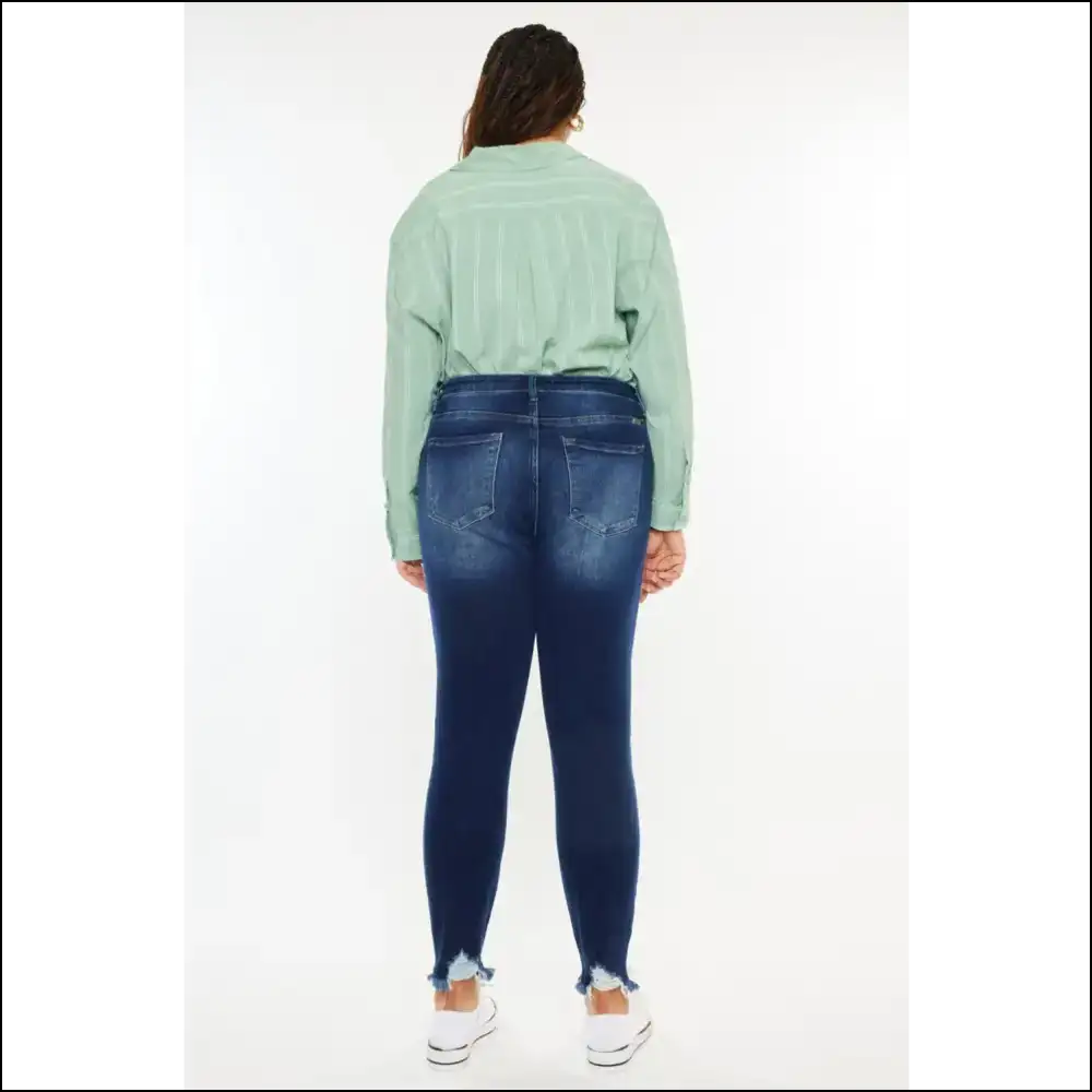 Kancan High Rise: where Every Step is a Fray-tastic Adventure! 😂👖✨ - Jeans on Sale Worldwide Shipping
