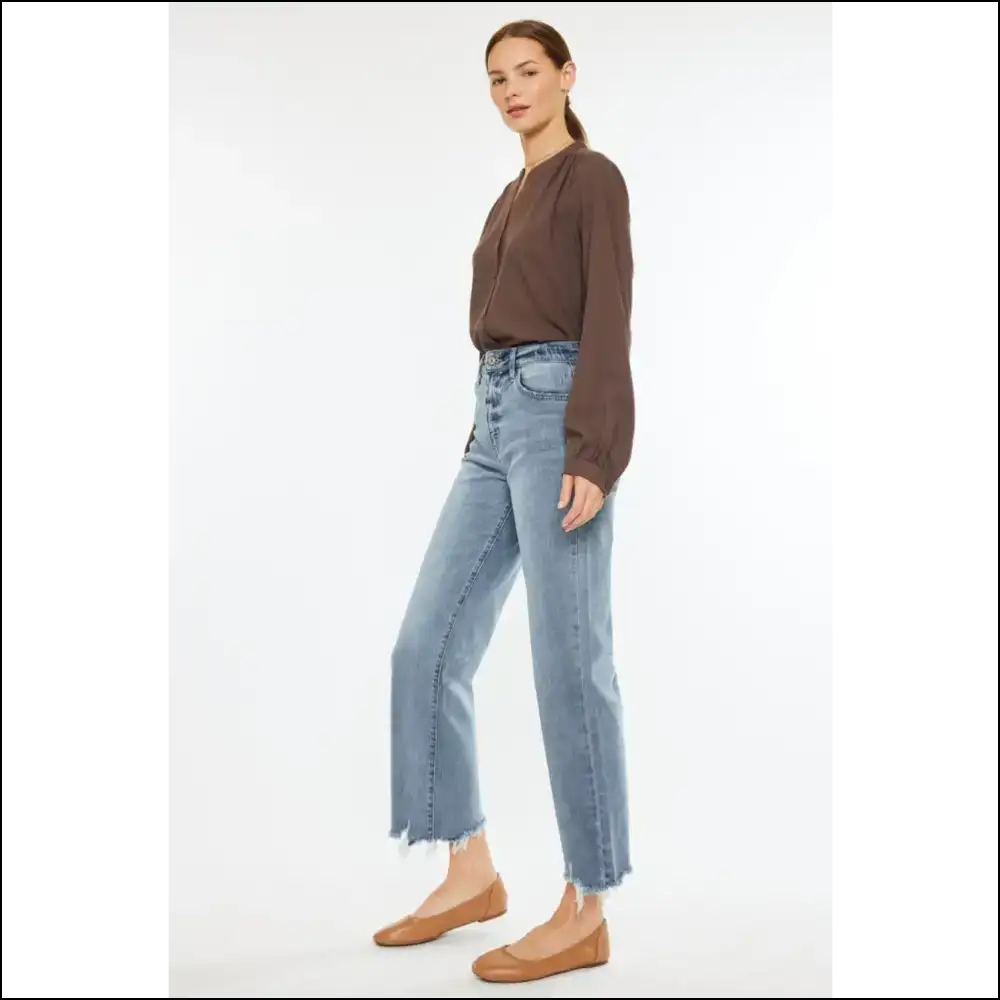 Kancan High Rise Wide Leg Jeans: Elevate your Style not Expectations 😂👖 - Jeans on Sale Worldwide Shipping