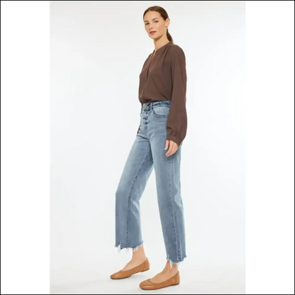 Kancan High Rise Wide Leg Jeans: Elevate your Style not Expectations 😂👖 - Jeans on Sale Worldwide Shipping