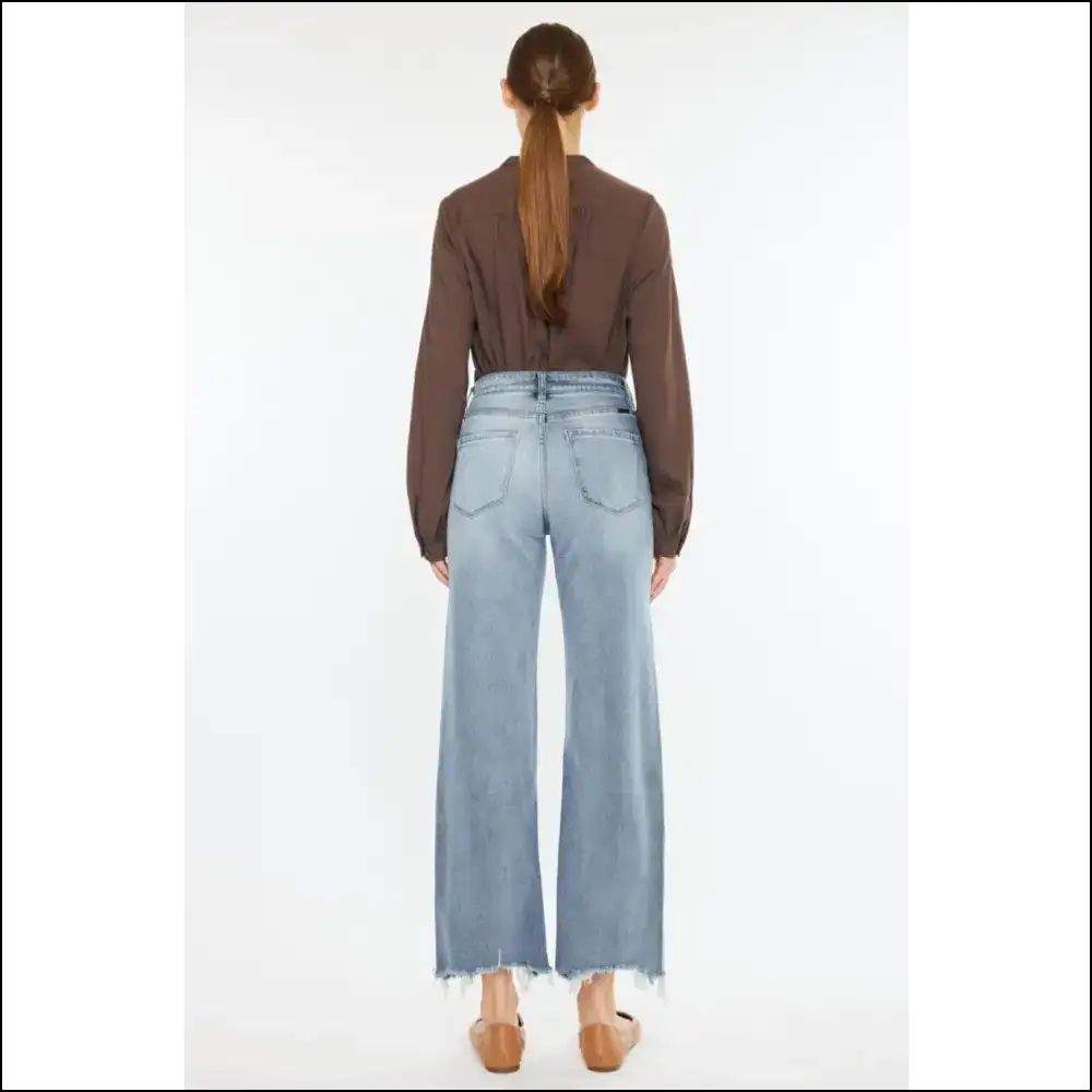 Kancan High Rise Wide Leg Jeans: Elevate your Style not Expectations 😂👖 - Jeans on Sale Worldwide Shipping