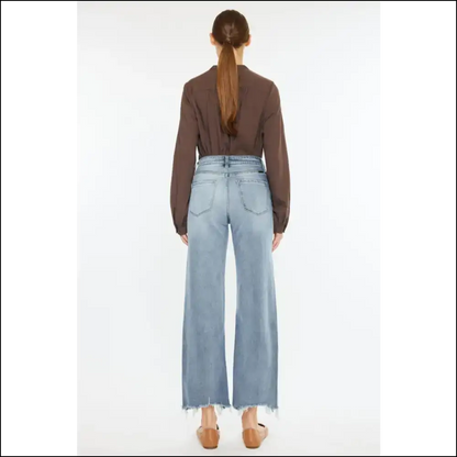 Kancan High Rise Wide Leg Jeans: Elevate your Style not Expectations 😂👖 - Jeans on Sale Worldwide Shipping