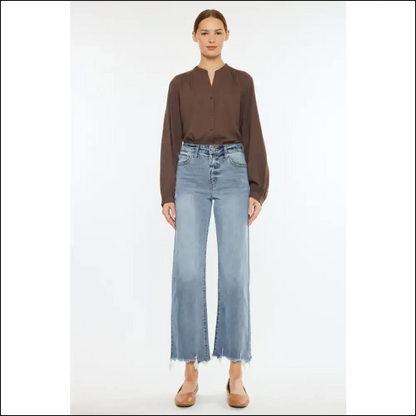 Kancan High Rise Wide Leg Jeans: Elevate your Style not Expectations 😂👖 - Jeans on Sale Worldwide Shipping