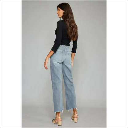 Kancan High Waist and Wide Leg: Jeans so Fly they Might just Away! - on Sale Worldwide Shipping