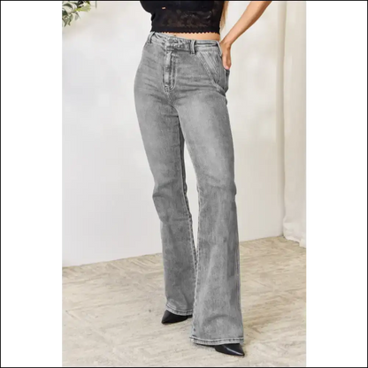 Kancan High Waist Slim Flare Jeans: Because Life’s too Short for Boring Pants! 😜 - Jeans on Sale Worldwide Shipping