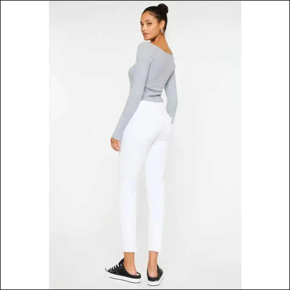 Kancan Mid Rise Ankle Skinny Jeans: Strut your Stuff & Break Hearts! 💔 - Jeans on Sale Worldwide Shipping