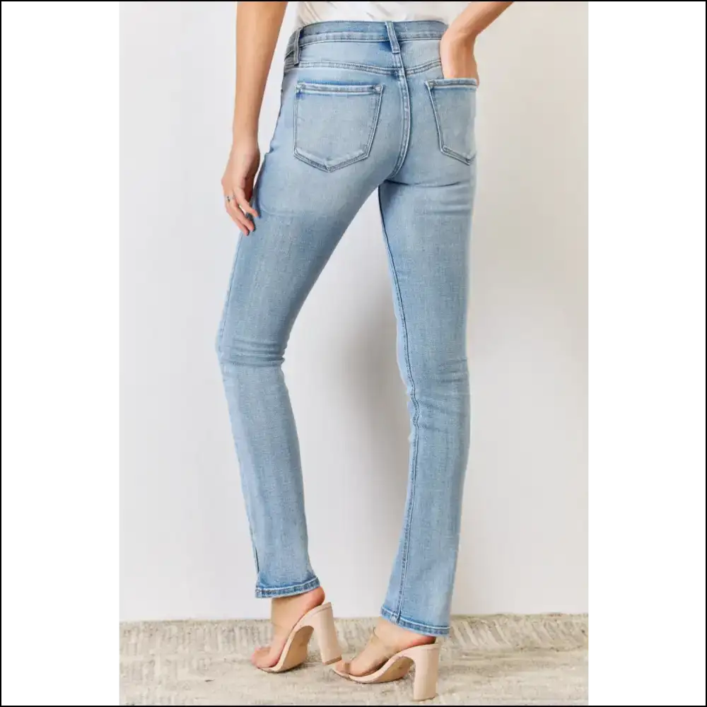 Kancan Slit Bootcut: your Curves’ New Bff (best Fitting Forever) 😂👖 - Jeans on Sale Worldwide Shipping