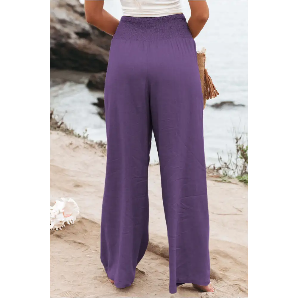 Khaki Pants: Wide Leg High Waist Zero Regrets! Needful Things 🍑 - Pants on Sale Worldwide Shipping