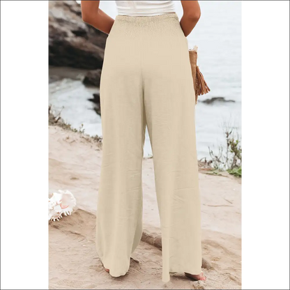 Khaki Pants: Wide Leg High Waist Zero Regrets! Needful Things 🍑 - Pants on Sale Worldwide Shipping
