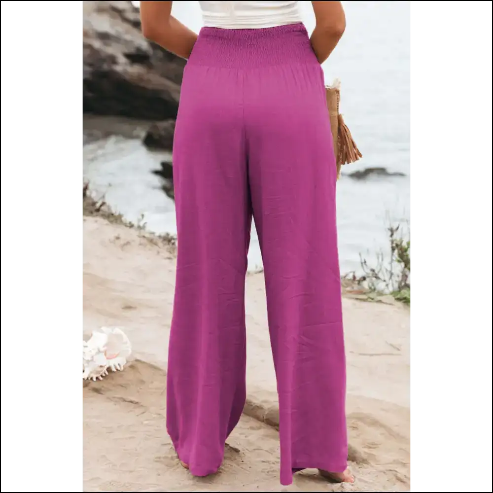 Khaki Pants: Wide Leg High Waist Zero Regrets! Needful Things 🍑 - Pants on Sale Worldwide Shipping