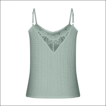 Lace it Up Gorgeous! Unleash your Chic Eyelet Superpowers with Needful Things! ✨ - Tank Tops on Sale Worldwide Shipping