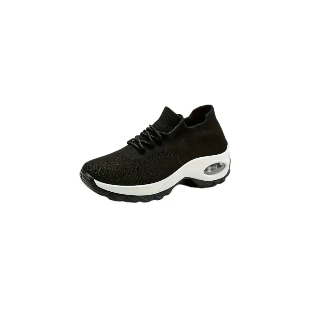 Lace Up Mesh Breathable Athletic Shoes - Feel Fabulous! - Black / 36(us5) - on Sale Worldwide Shipping