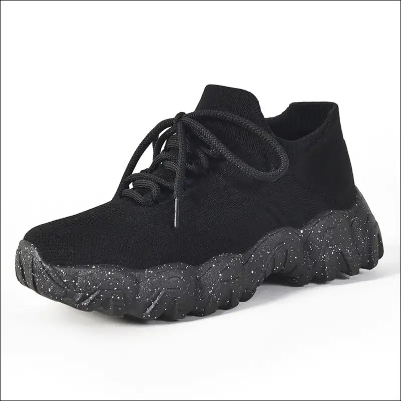 Lace Up Mesh Breathable Athletic Shoes for Trendy Women - on Sale Worldwide Shipping