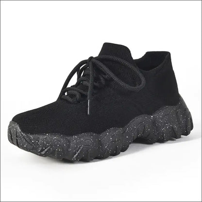 Lace Up Mesh Breathable Athletic Shoes for Trendy Women - on Sale Worldwide Shipping