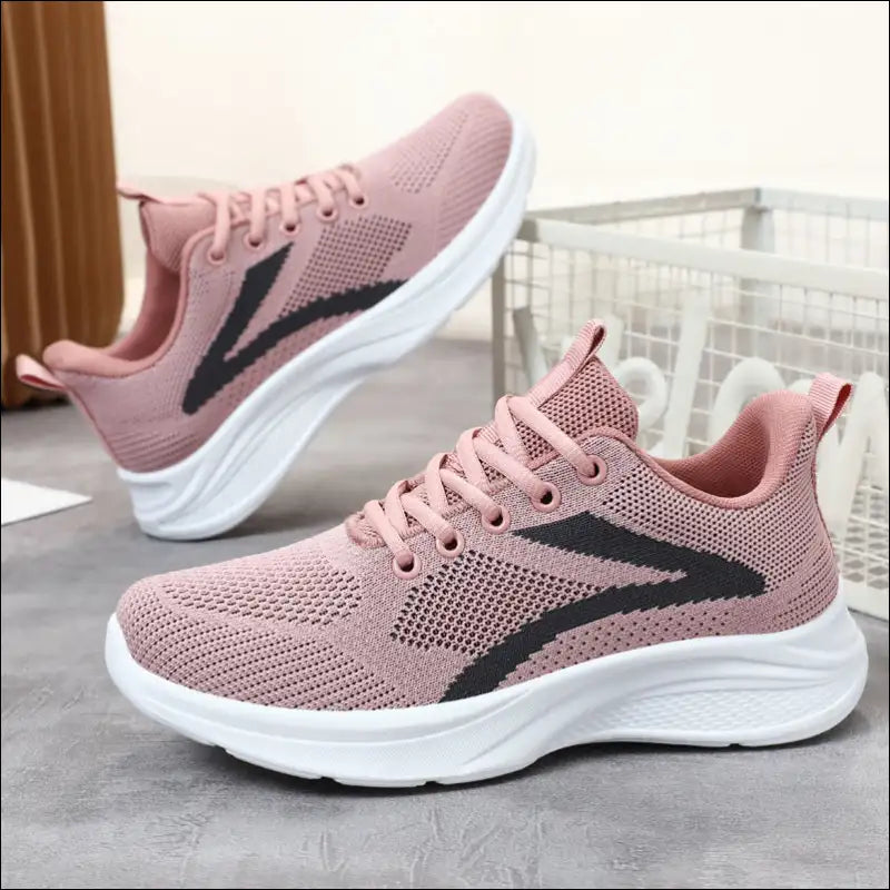 Lace Up Mesh Breathable Athletic Shoes for Women - on Sale Worldwide Shipping