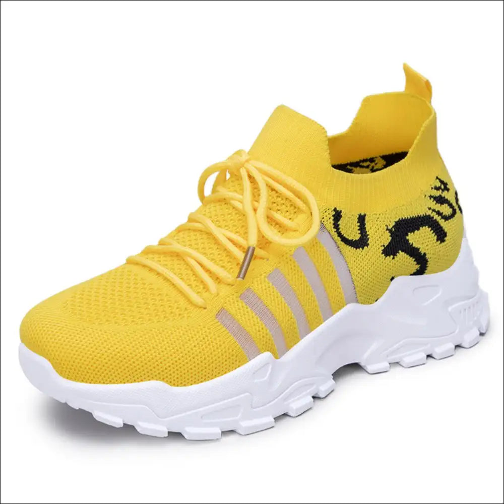 Lace Up Mesh Breathable Athletic Shoes - on Sale Worldwide Shipping