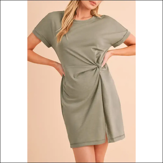 Laurel Green Dress: Comfy & Cute (needful Things) 👑💚 - s - Short Dresses on Sale Worldwide Shipping