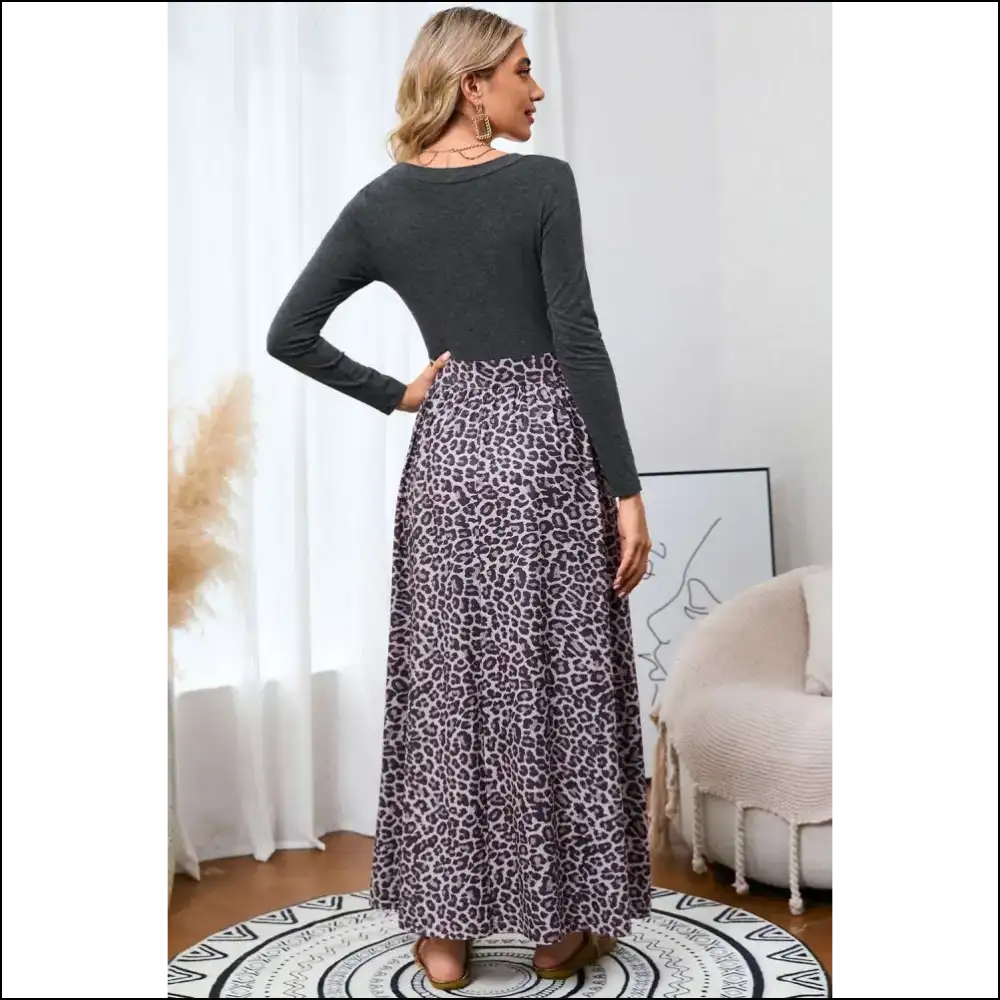 Leopard Print Maxi Dress: Unleash your Inner Queen! 👑 Needful Things - Dresses on Sale Worldwide Shipping