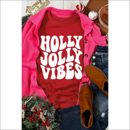 Letter Graphic Round Neck Long Sleeve Sweatshirt - Sweatshirts & Hoodies on Sale Worldwide Shipping
