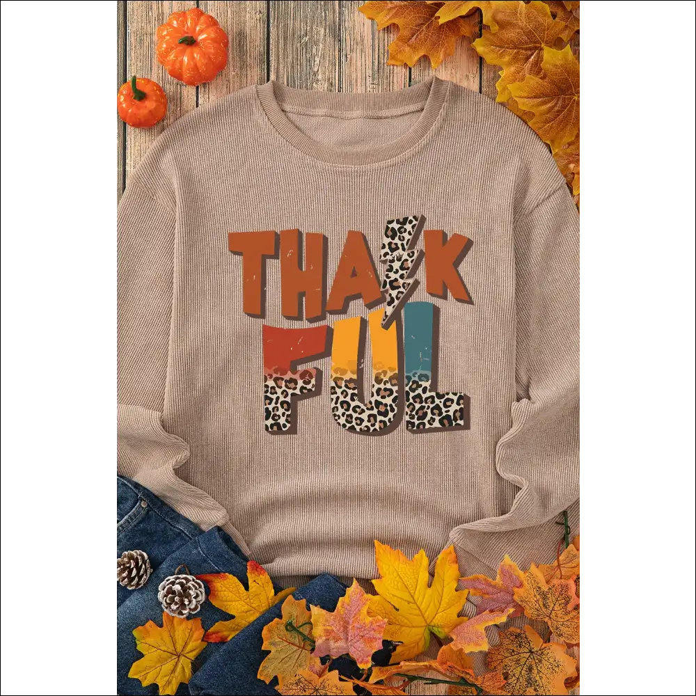 Chic Letter Graphic Long Sleeve Sweatshirt - Sweatshirts & Hoodies on Sale Worldwide Shipping