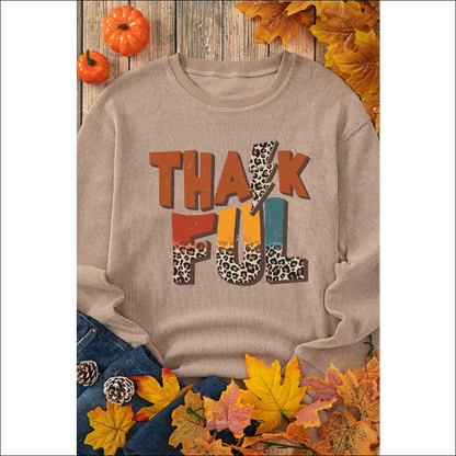 Chic Letter Graphic Long Sleeve Sweatshirt - Sweatshirts & Hoodies on Sale Worldwide Shipping
