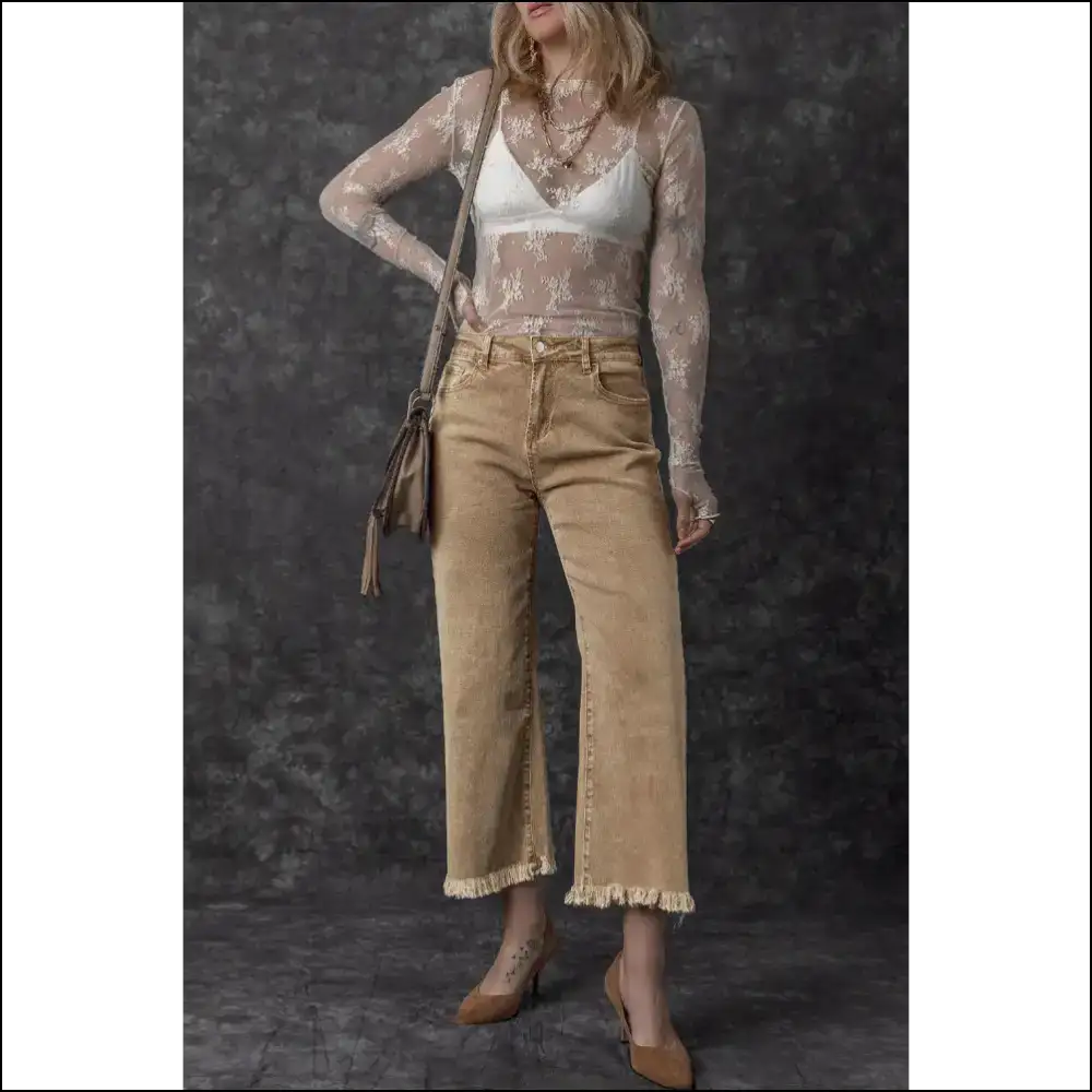 Light French Beige Jeans: so it Hurts (in a Good Way) 6 - Jeans on Sale Worldwide Shipping