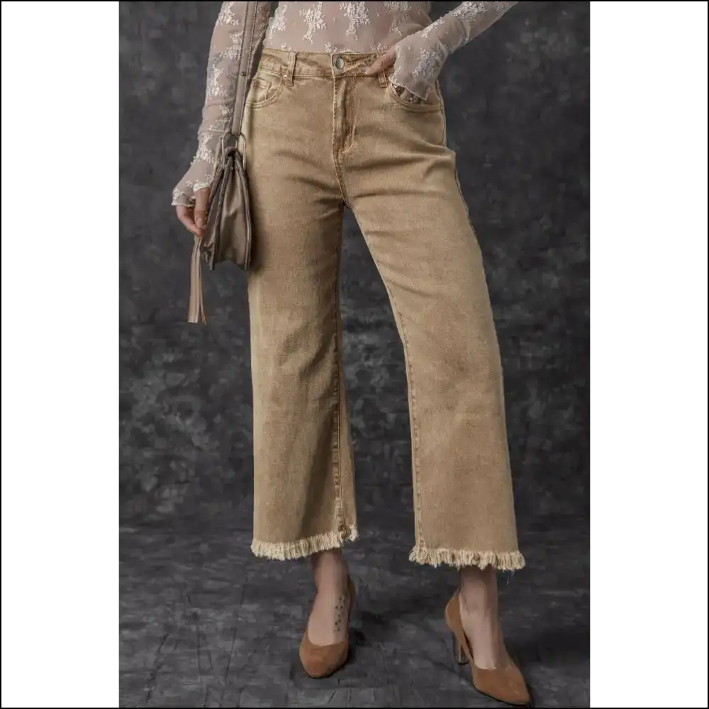 Light French Beige Jeans: so it Hurts (in a Good Way) Jeans on Sale Worldwide Shipping