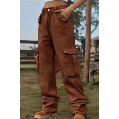 Long Jeans: your New Bffs for Awkward First Dates and Couch Days! 😂👖 - Brown / m - Jeans on Sale Worldwide Shipping