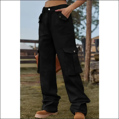 Long Jeans: your New Bffs for Awkward First Dates and Couch Days! 😂👖 - Black / s - Jeans on Sale Worldwide Shipping