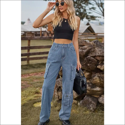 Loose Fit Long Jeans: for when You’re Fashionably Late to Everything! 😂✨ - Jeans on Sale Worldwide Shipping