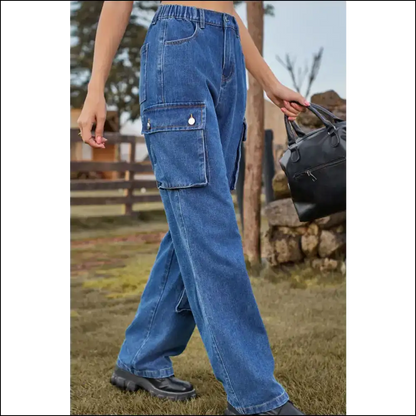 Loose Fit Long Jeans: for when You’re Fashionably Late to Everything! 😂✨ - Jeans on Sale Worldwide Shipping