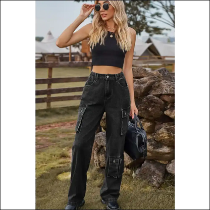 Loose Fit Long Jeans: for when You’re Fashionably Late to Everything! 😂✨ - Jeans on Sale Worldwide Shipping