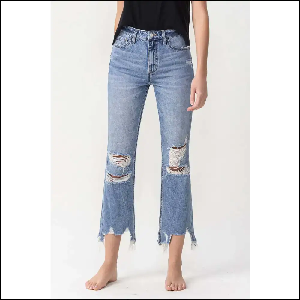 Lovervet High Rise: where your Curves Get a Standing Ovation 👖✨ - Blue / 30 - Jeans on Sale Worldwide Shipping