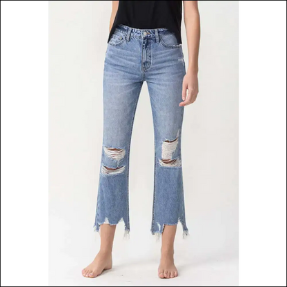 Lovervet High Rise: where your Curves Get a Standing Ovation 👖✨ - Blue / 30 - Jeans on Sale Worldwide Shipping