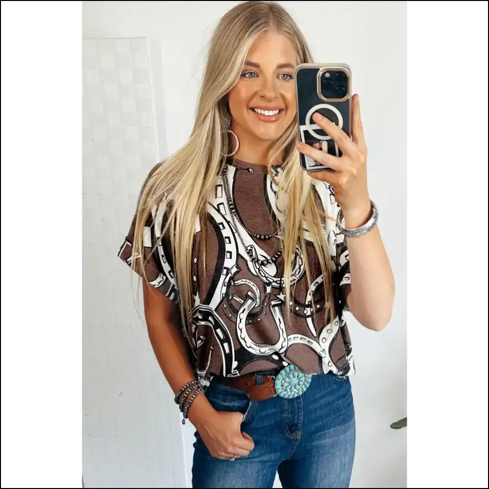 Lucky Horseshoes Graphic Tee: May the Odds be Ever in your Favor! 🍀 Needful Things - t Shirts on Sale Worldwide Shipping