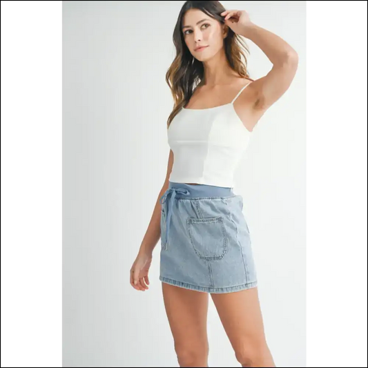 Mable Strappy Back Cropped Cami - White / s - Tank Tops on Sale Worldwide Shipping