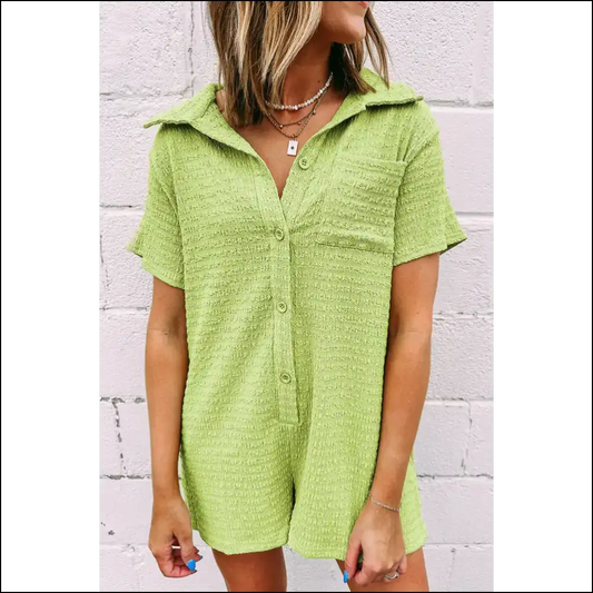 Meadow Mist Green Romper: your New Adventure Buddy 🍀 (needful Things) - s - Rompers Jumpsuits & on Sale Worldwide Shipping