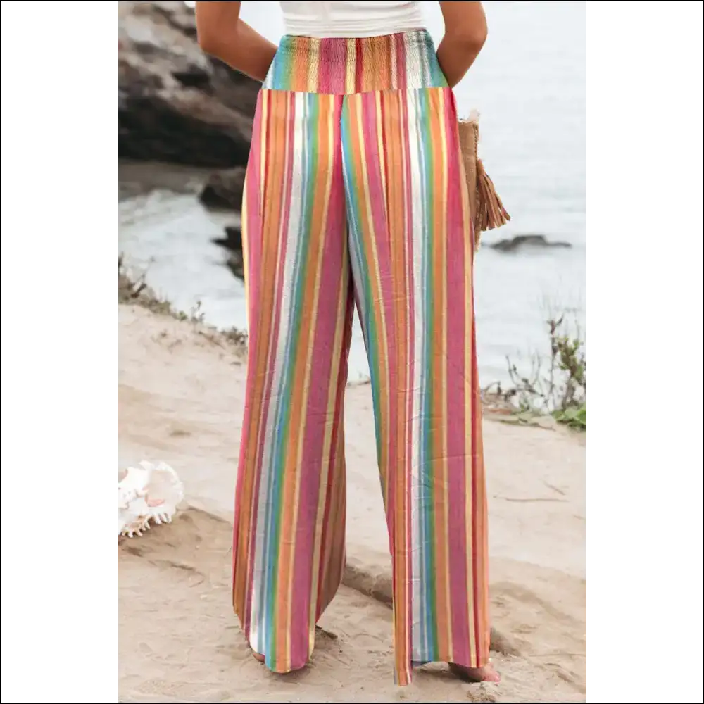 Mermaid Pants: Because Adulting is Hard Vibrant Multicolor Striped Savior! Needful Things - Pants on Sale Worldwide Shipping