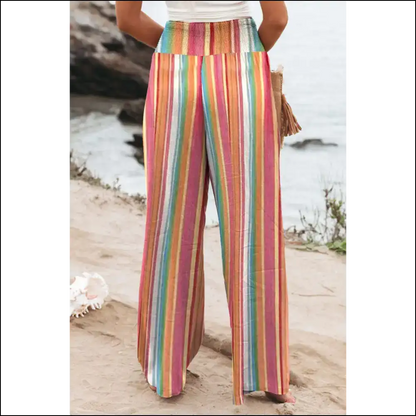 Mermaid Pants: Because Adulting is Hard Vibrant Multicolor Striped Savior! Needful Things - Pants on Sale Worldwide Shipping