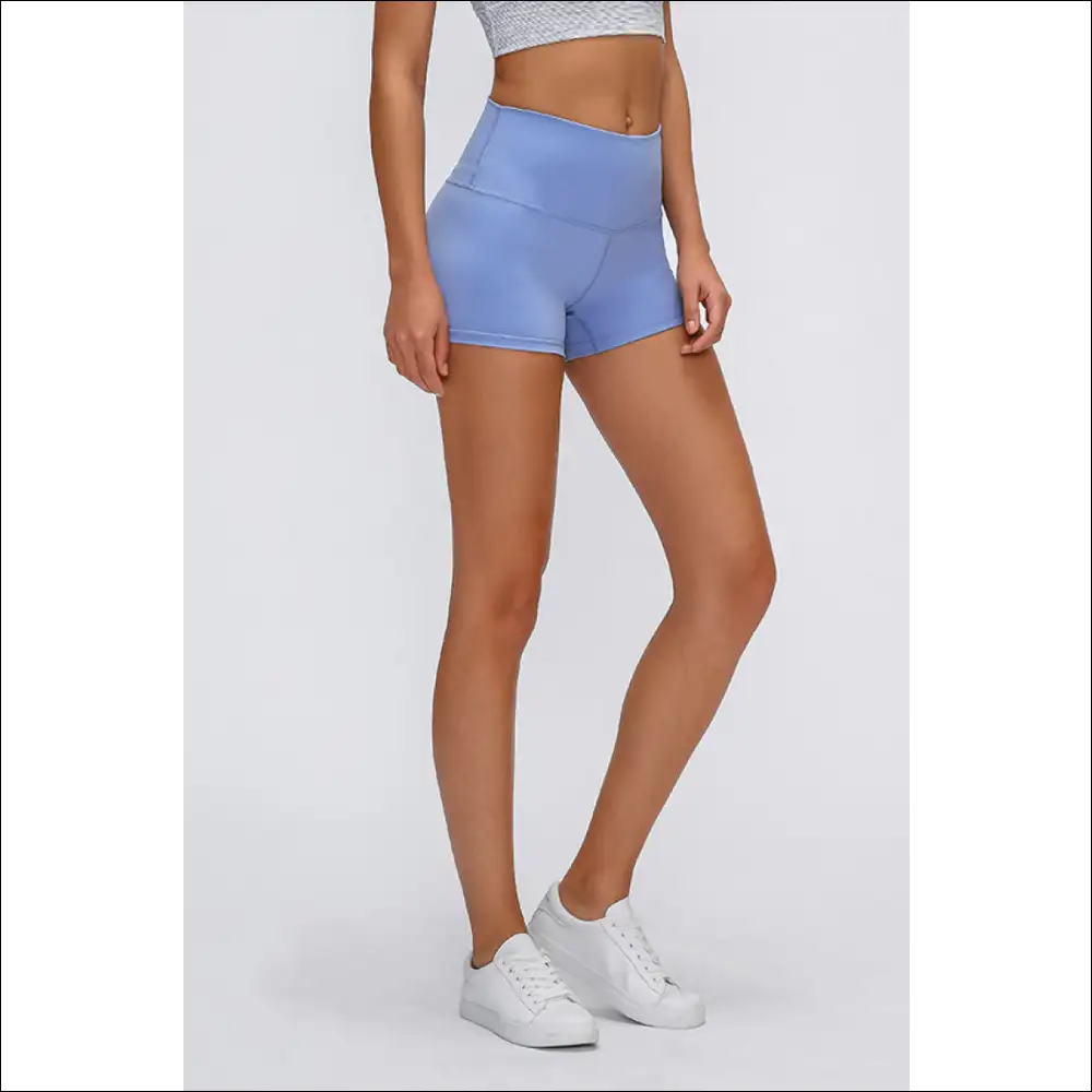 Millennia Stitch Active Shorts – Feel Good and Look Fabulous! - Blue / 12 - on Sale Worldwide Shipping