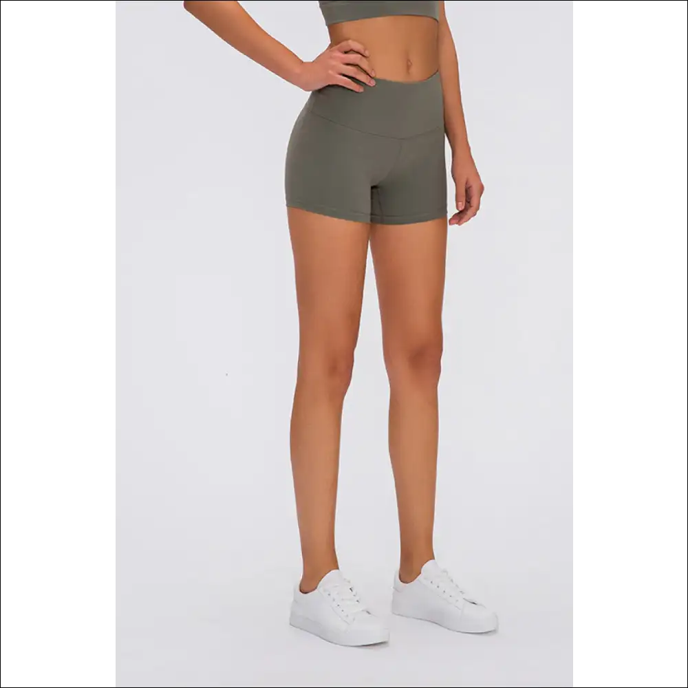 Millennia Stitch Active Shorts – Feel Good and Look Fabulous! - Tan / 10 - on Sale Worldwide Shipping