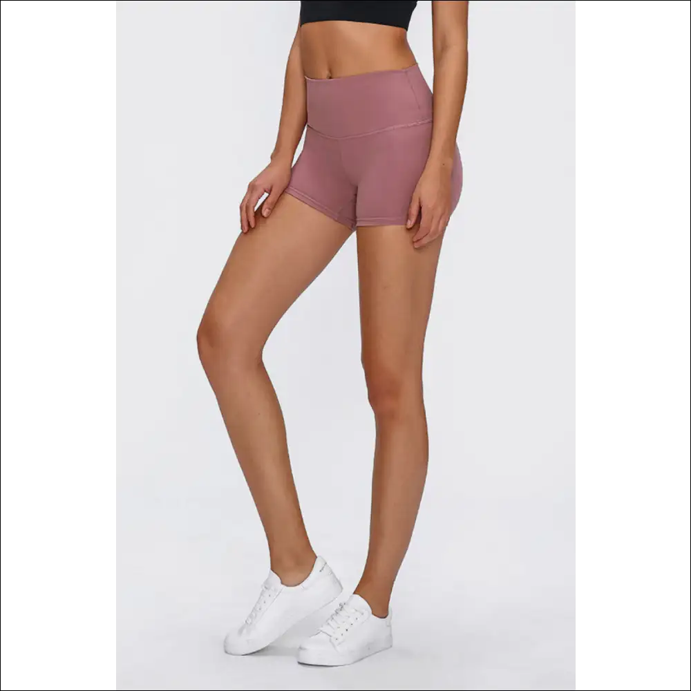 Millennia Stitch Active Shorts – Feel Good and Look Fabulous! - Rose / 10 - on Sale Worldwide Shipping