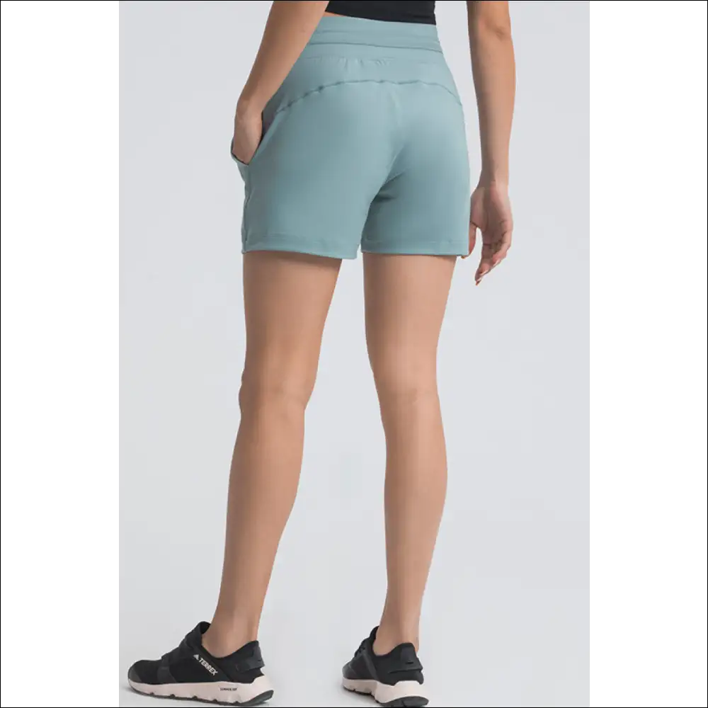 Millennia Waist Tie Active Shorts - on Sale Worldwide Shipping