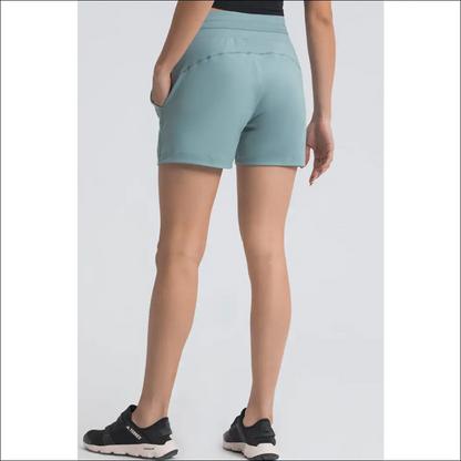 Millennia Waist Tie Active Shorts - on Sale Worldwide Shipping