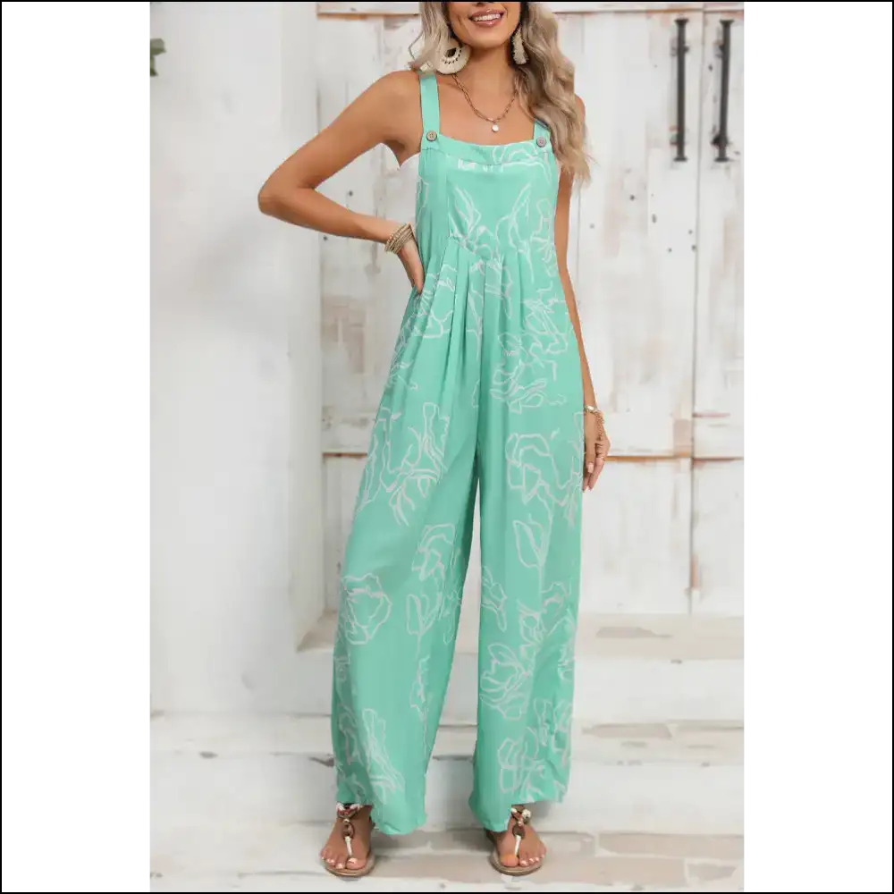 Moonlight Jade Abstract: Bib Overalls 💀 Needful Things Says Yaaas! - Jumpsuits & Rompers on Sale Worldwide Shipping