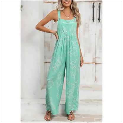 Moonlight Jade Abstract: Bib Overalls 💀 Needful Things Says Yaaas! - Jumpsuits & Rompers on Sale Worldwide Shipping