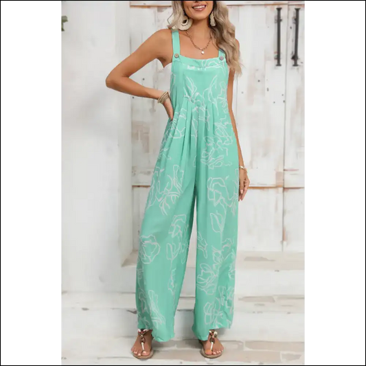 Moonlight Jade Abstract: Bib Overalls 💀 Needful Things Says Yaaas! - Jumpsuits & Rompers on Sale Worldwide Shipping